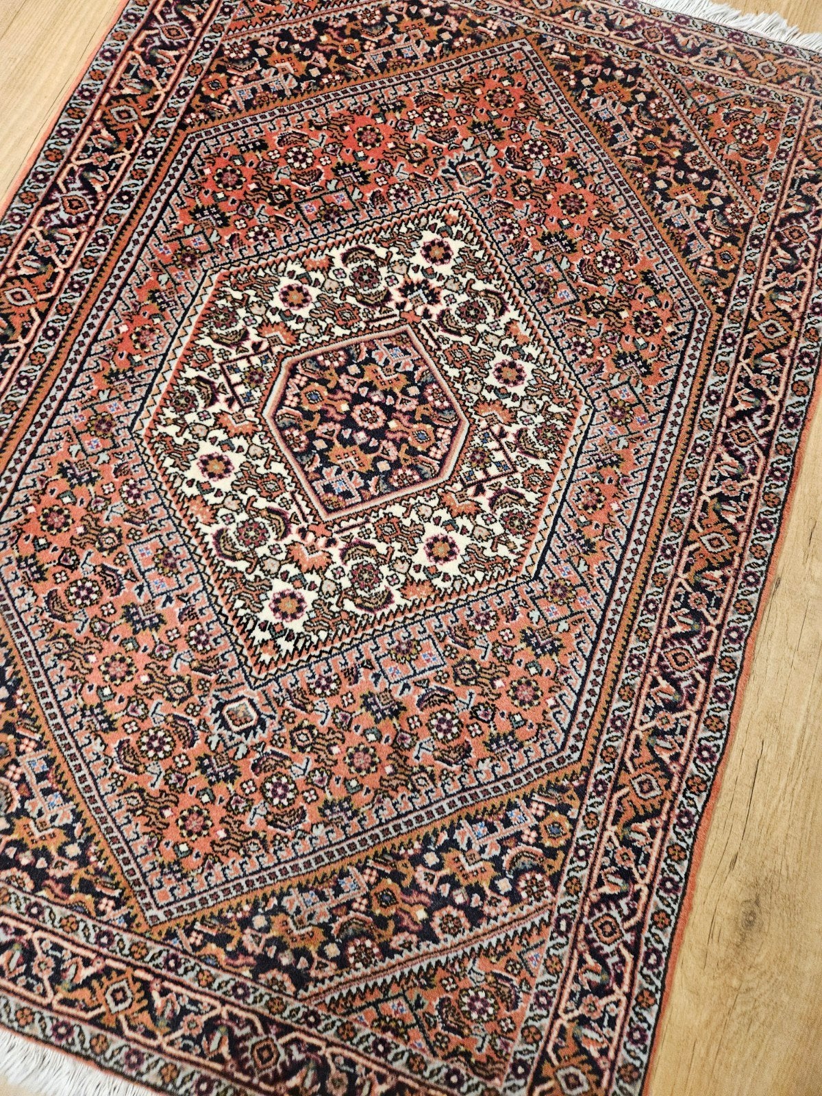 Handgeknoopt perzisch tapijt bidjar 110x74, Info@SlatsAntiek.nl, Tweedehands, Tweedehands, 100 tot 150 cm