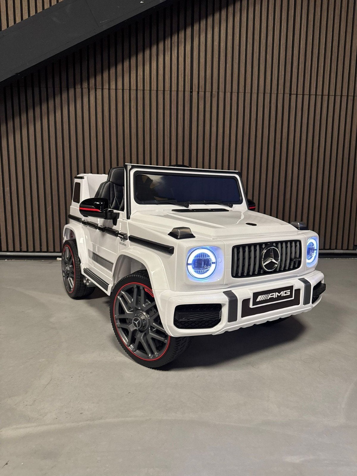 Mercedes G63 AMG Elektrische Kinderauto Wit, Ophalen of Verzenden