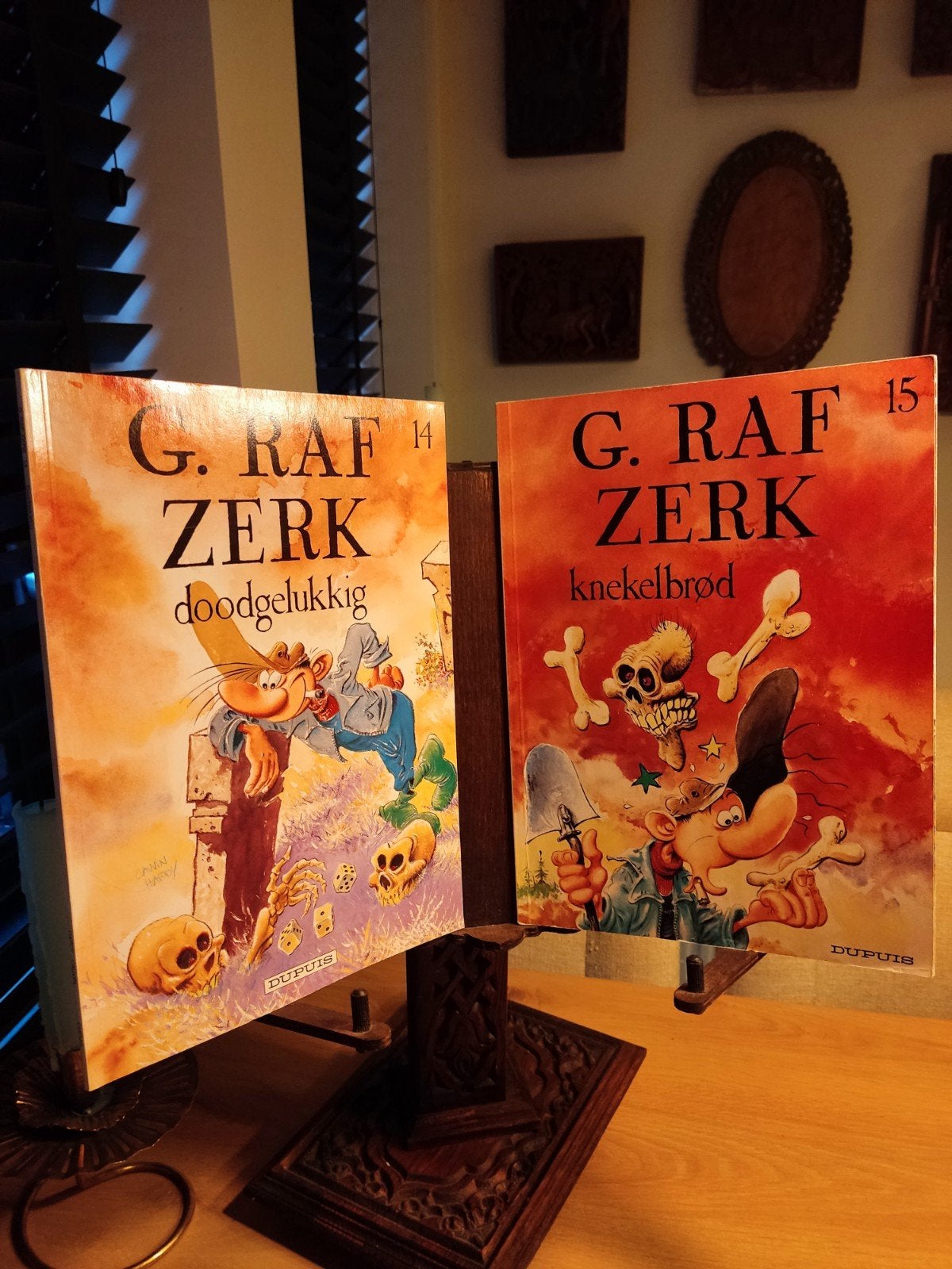 g.raf zerk, Meerdere stripboeken, Ophalen of Verzenden, Gelezen