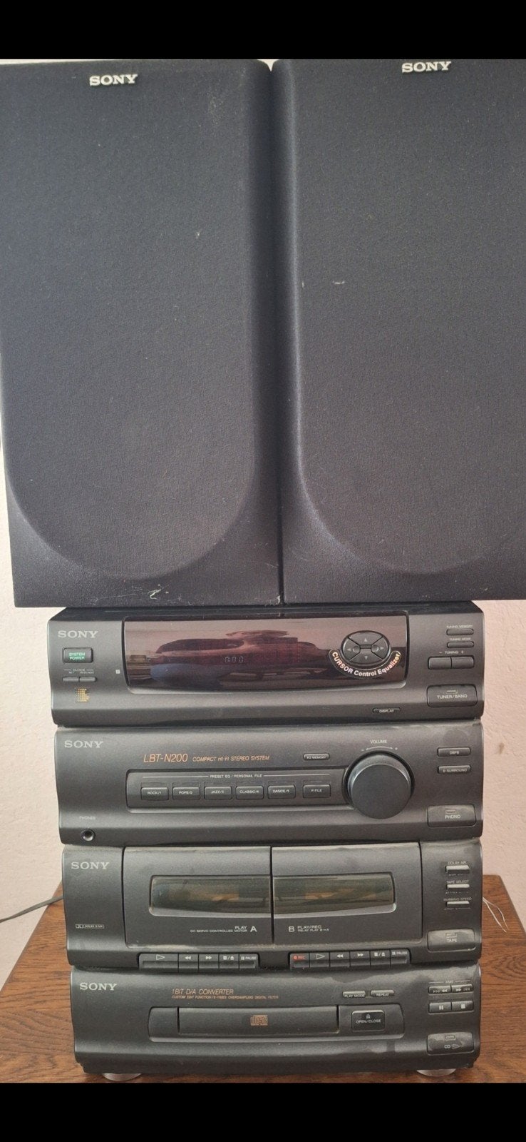 Sony LBT-N200 Compact Hi-Fi Stereo Systeem met Speakers, Ophalen, Zo goed als nieuw, Tuner of Radio, Sony