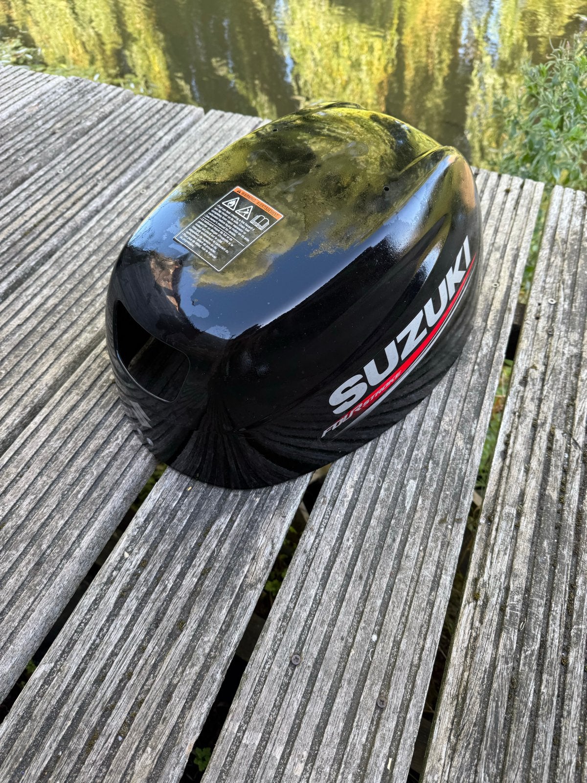 Suzuki buitenboordmotor kap - 8 pk, Ophalen, Gebruikt