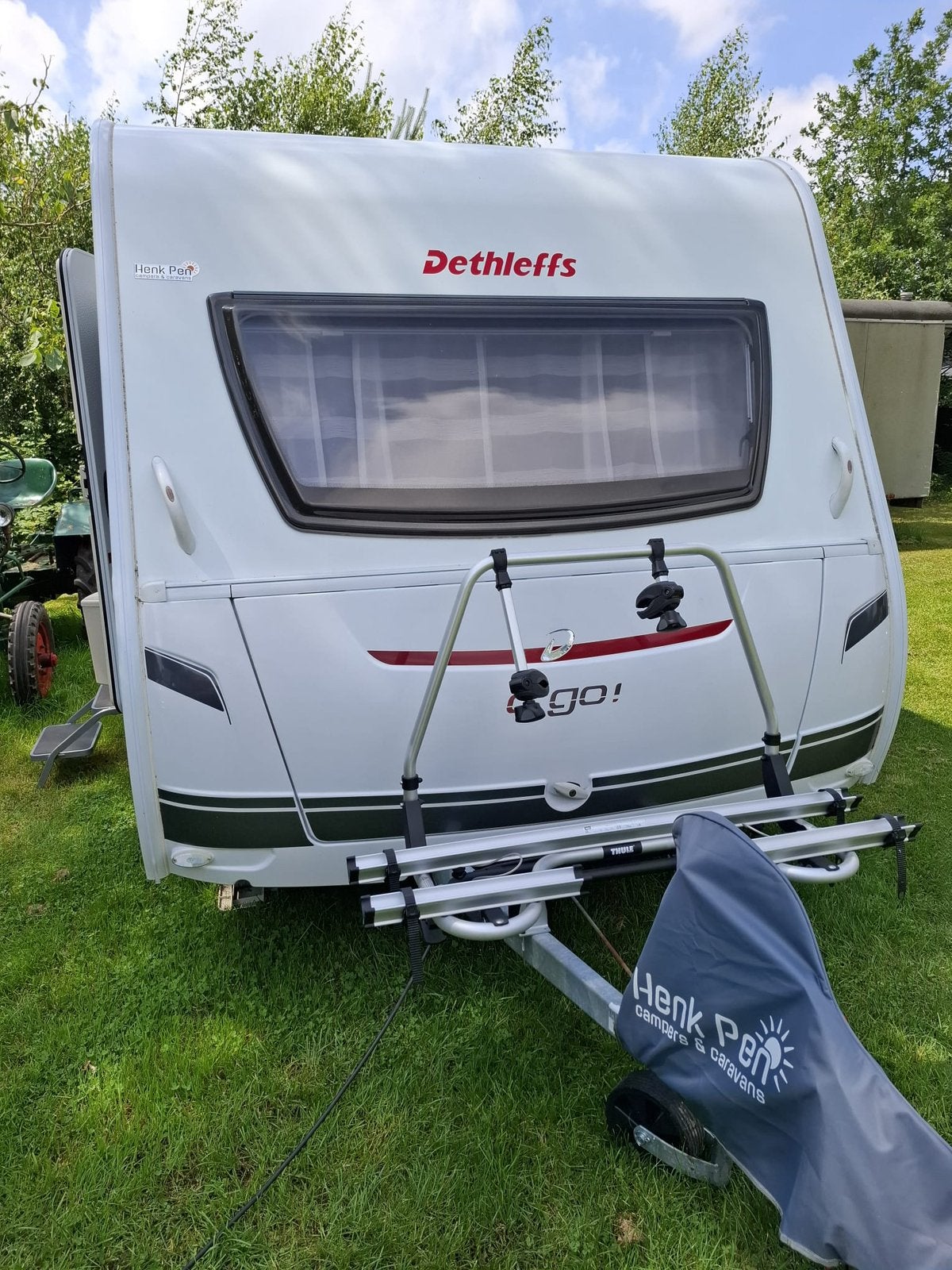 Te koop Dethleffs caravan bouwjaar 2020, Ringverwarming, Rondzit, Tot en met 3, Particulier