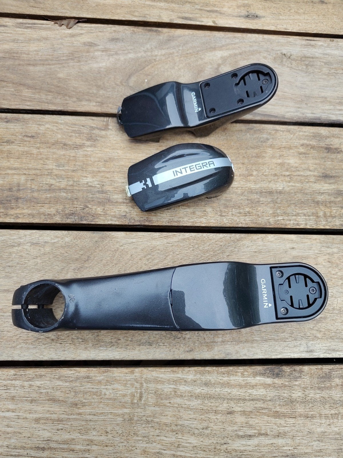 Aero carbon stuurpen 120mm met diverse afdekplaatjes, Ophalen of Verzenden, Gebruikt, Stuur, Carbon
