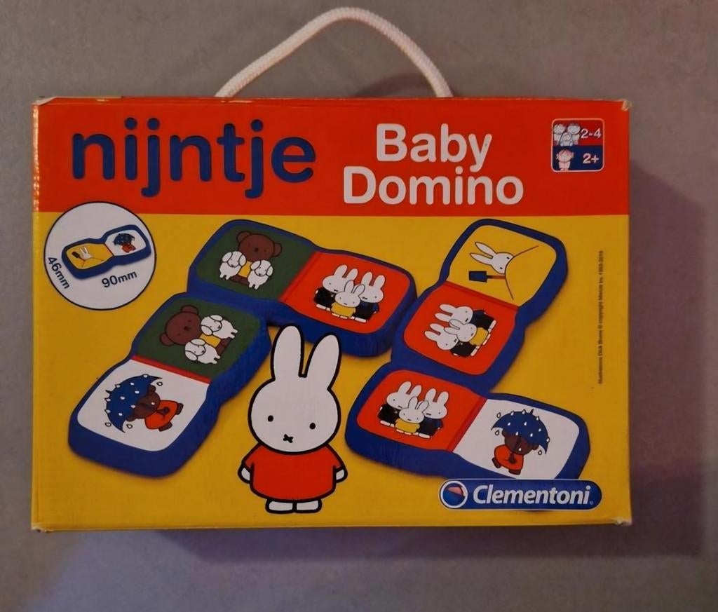 Nijntje Baby Domino - 15 speelstenen voor de allerkleinsten, Ophalen of Verzenden, Zo goed als nieuw, Overige typen