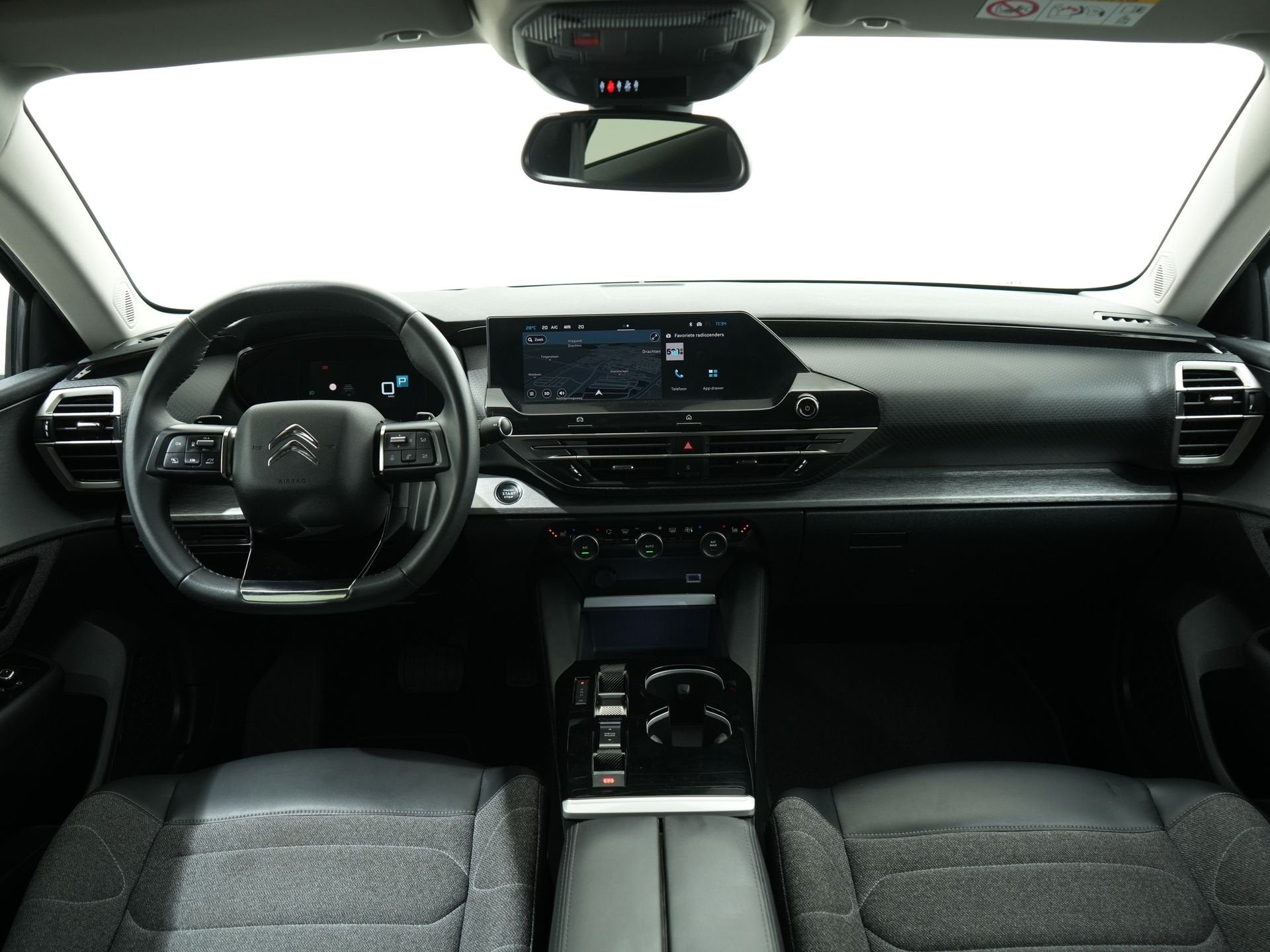 Citroën C5 X 1.2 TURBO 130PK BUSINESS EAT8 | Trekhaak | Cam, Auto's, 745 kg, Gebruikt, 1199 cc, Leder en Stof