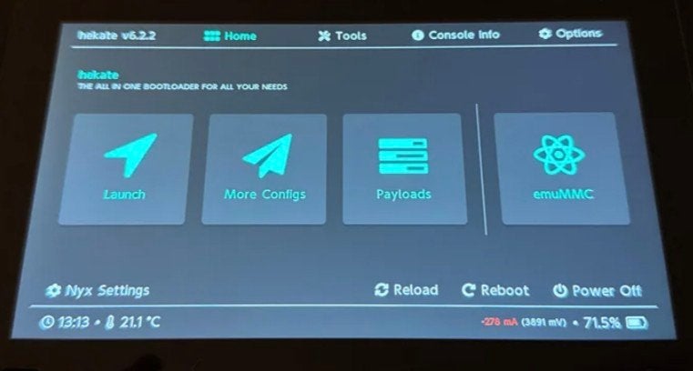 Nintendo Switch V1 Unpatched, Spelcomputers en Games, Spelcomputers | Nintendo Switch, Gebruikt, Switch Original, Met 2 controllers