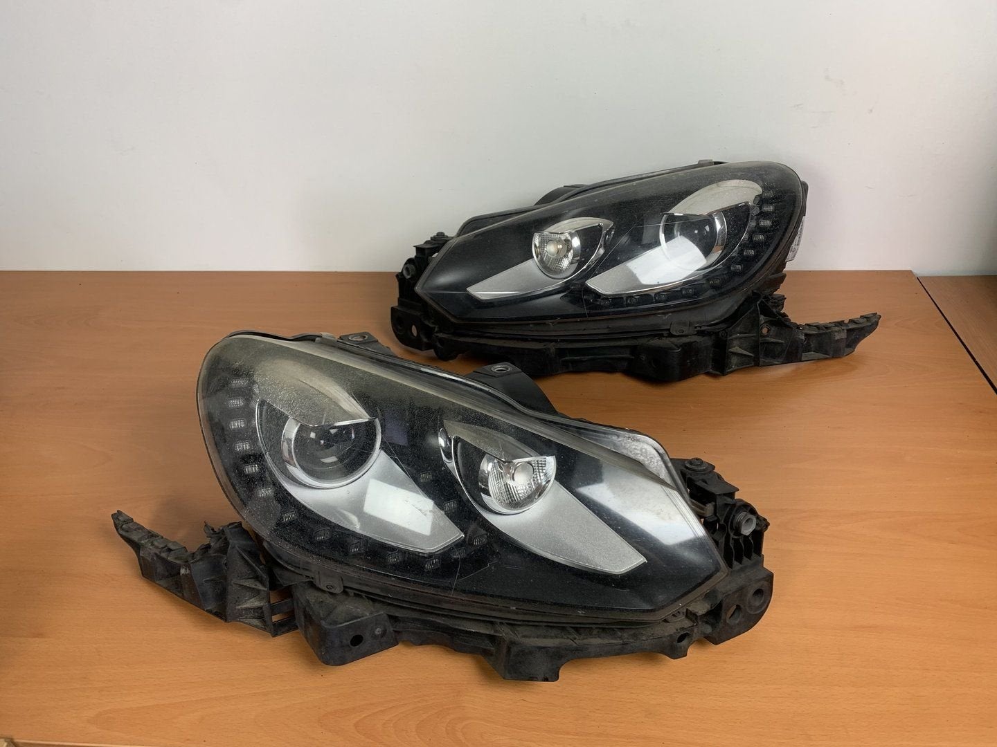 koplamp set vw golf VI 2008 tot 2013 xenon led origineel, Auto-onderdelen, Gebruikt, -, Volkswagen, -