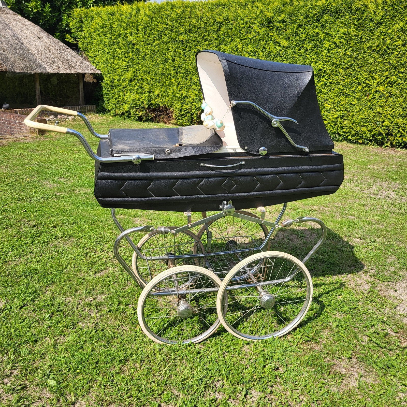 Vintage Kinderwagen - Klassiek Design, Gebruikt, Ophalen of Verzenden, Met reiswieg, Kinderwagen