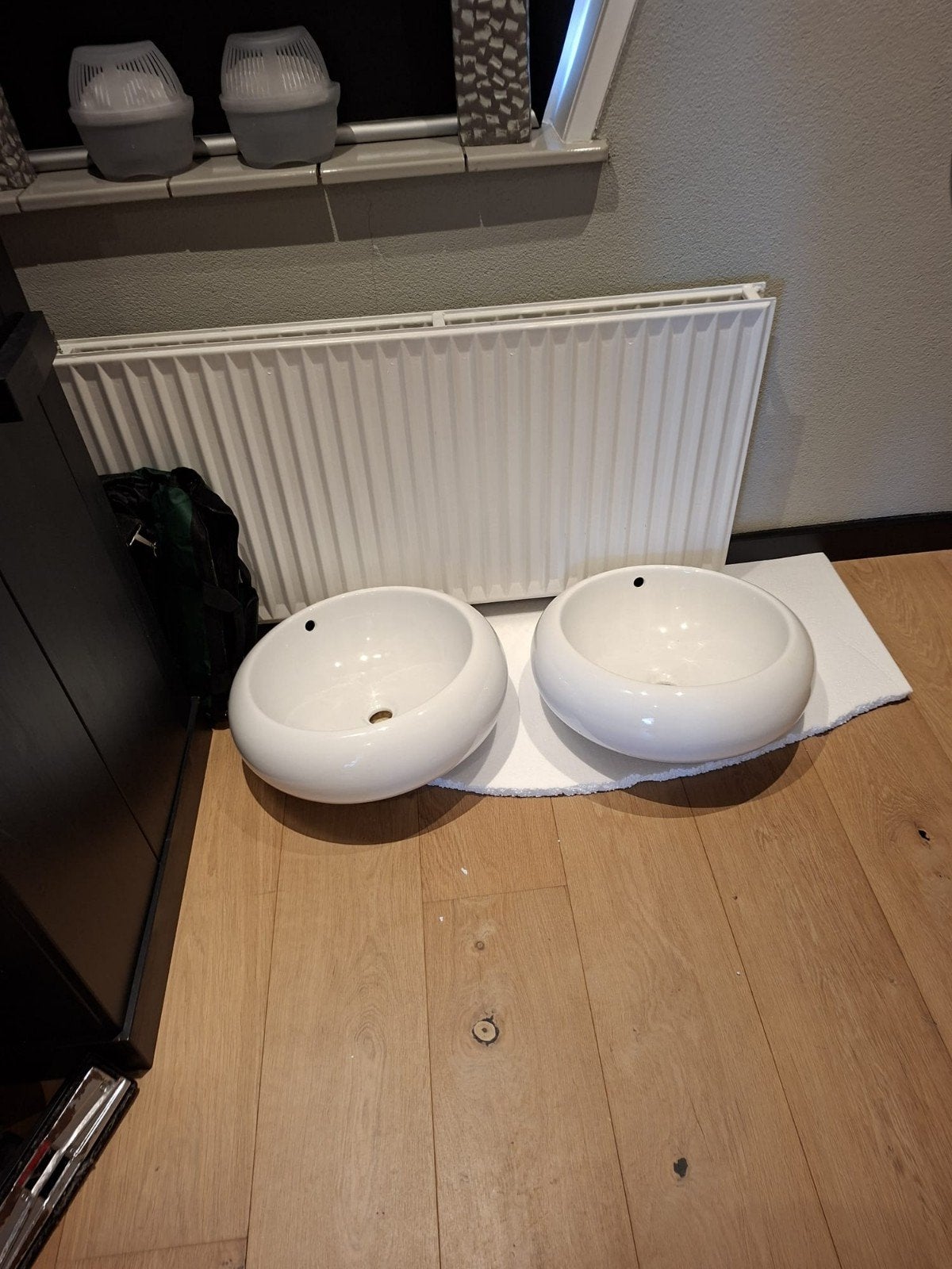 Wasbak, Huis en Inrichting, Badkamer | Badkamermeubels, Ophalen, Minder dan 50 cm, Zo goed als nieuw, Minder dan 100 cm
