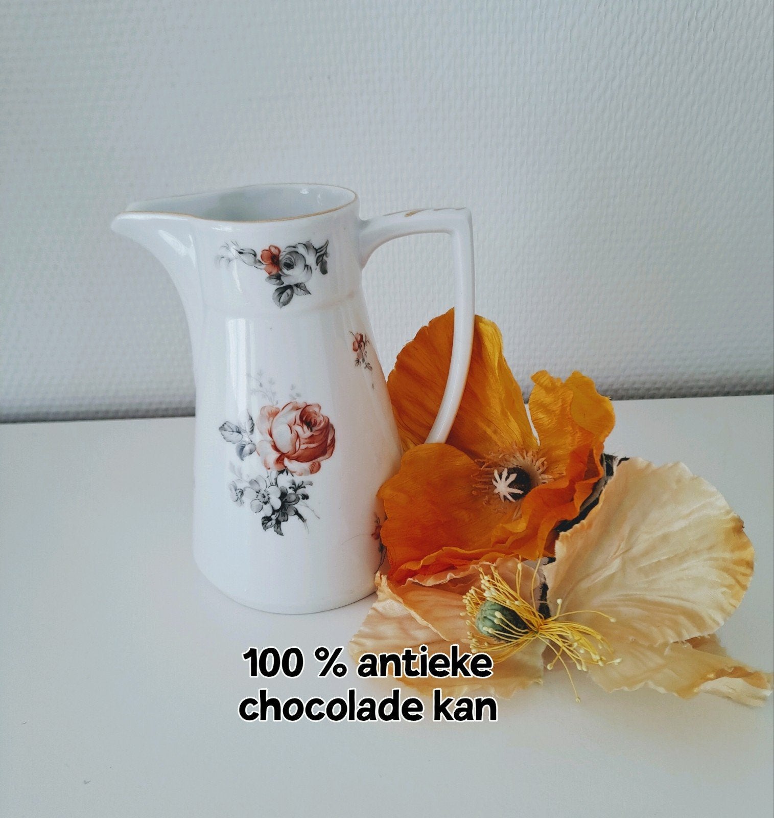 Antieke chocolade kan in uitstekende staat, Ophalen of Verzenden