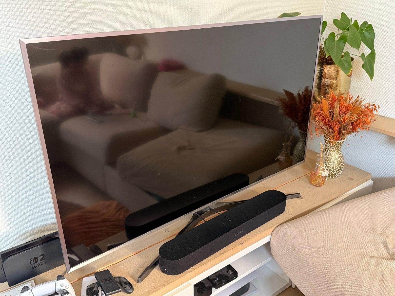 Samsung 55 inch 4K Smart TV - UE55MU6440 (met Ledbleach), Ophalen, 50 Hz, Samsung, 100 cm of meer