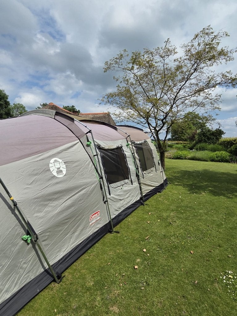 Tunneltent, 4 persoons, Coleman Mackenzie, Caravans en Kamperen, Tenten, Ophalen, Gebruikt, Tot en met 4