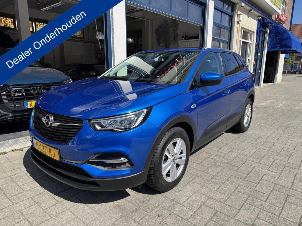 Opel Grandland X 1.2 Turbo Business Edition CARPLAY/NAVI/NL, Gebruikt, 1199 cc, Blauw, Origineel Nederlands