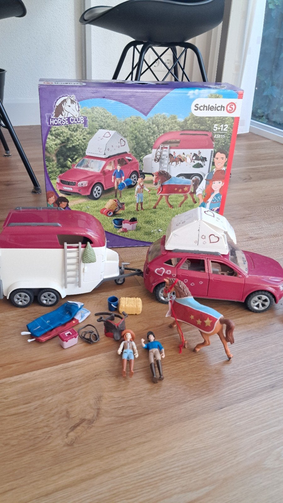 Schleich paardentrailer, Ophalen, Zo goed als nieuw, Meisje