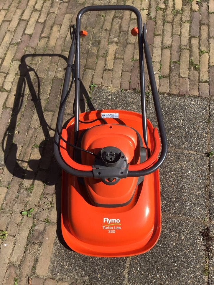 Flymo Turbo Lite 330 elektrische zweefmaaier, Ophalen, Gebruikt, Elektrische grasmaaier, 30 t/m 39 cm