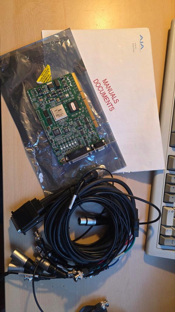 AJA Kona LS videobewerkingskaart voor Apple G4, Ophalen of Verzenden