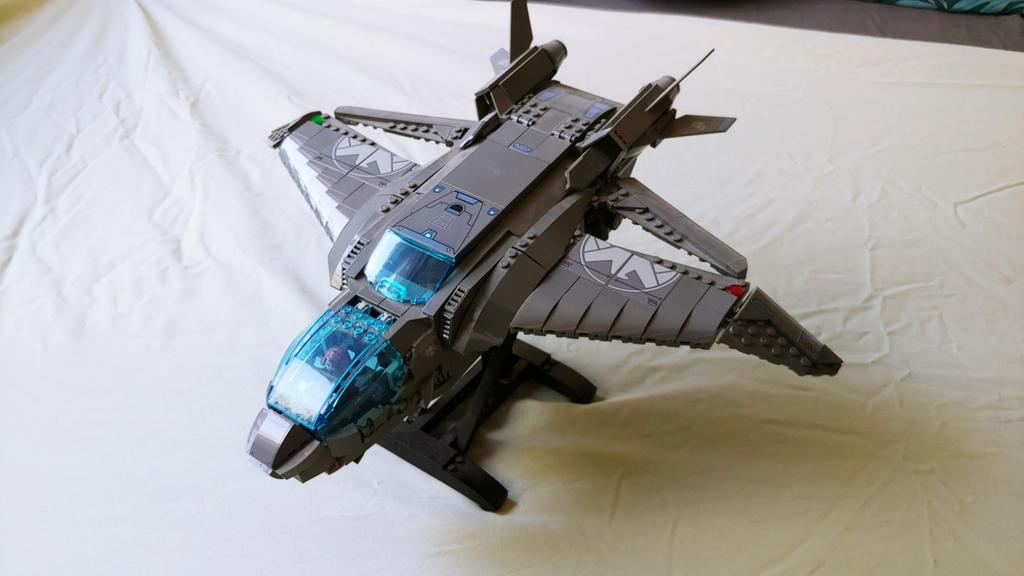 LEGO Marvel 76248 The Avengers Quinjet met minifiguren, Kinderen en Baby's, Speelgoed | Duplo en Lego, Zo goed als nieuw, Lego