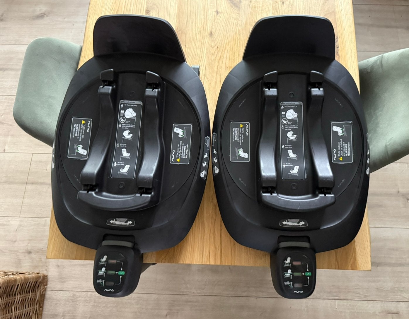 2x NUNA base Next i-size, Kinderen en Baby's, Zo goed als nieuw, Isofix, 0 t/m 13 kg, Ophalen