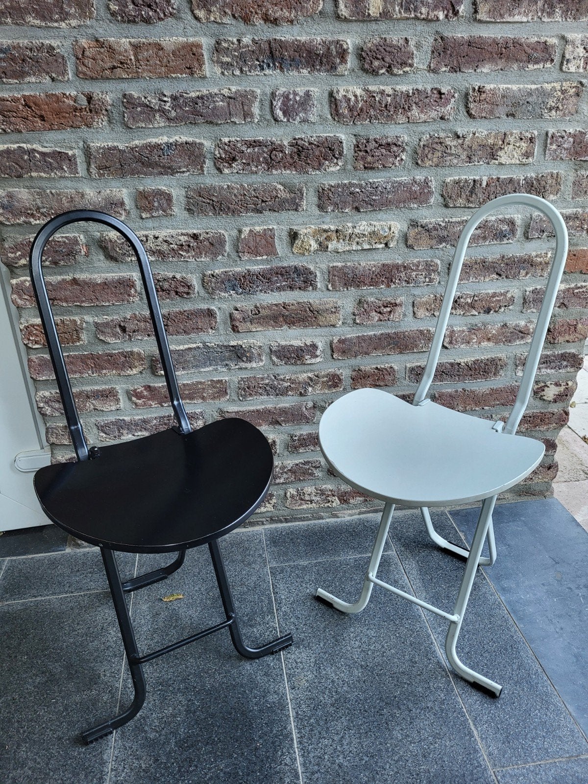 Vintage design klapstoelen Gastone Rinaldi - retro, Ophalen, Gebruikt, Twee, Hout
