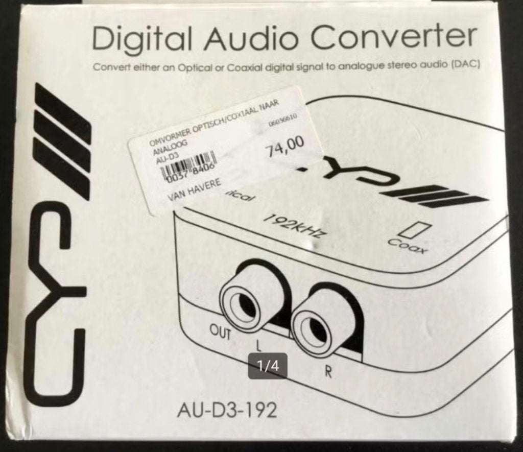 Digitale audio converter, Ophalen of Verzenden, Nieuw