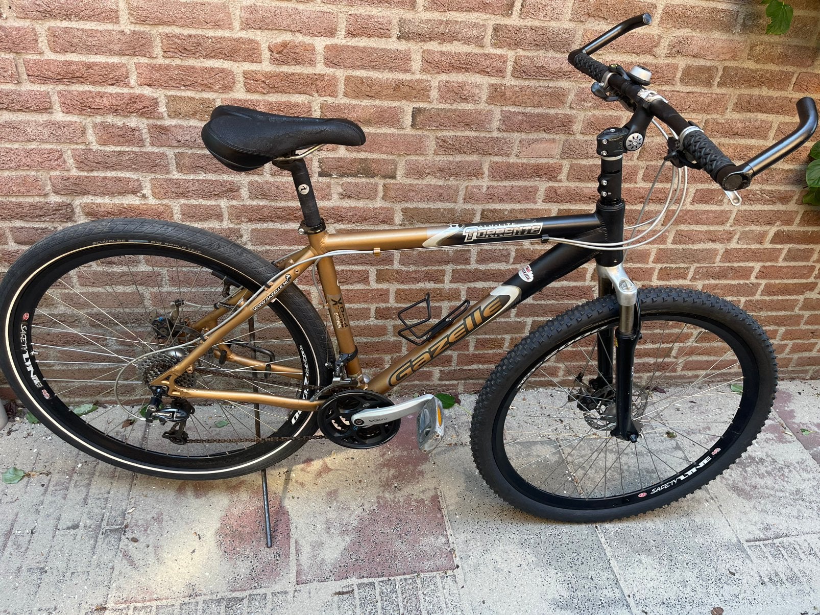 29” gazelle mtb met supergoede schijfremmen., Fietsen en Brommers, Ophalen, Fully, 49 tot 53 cm, Zo goed als nieuw