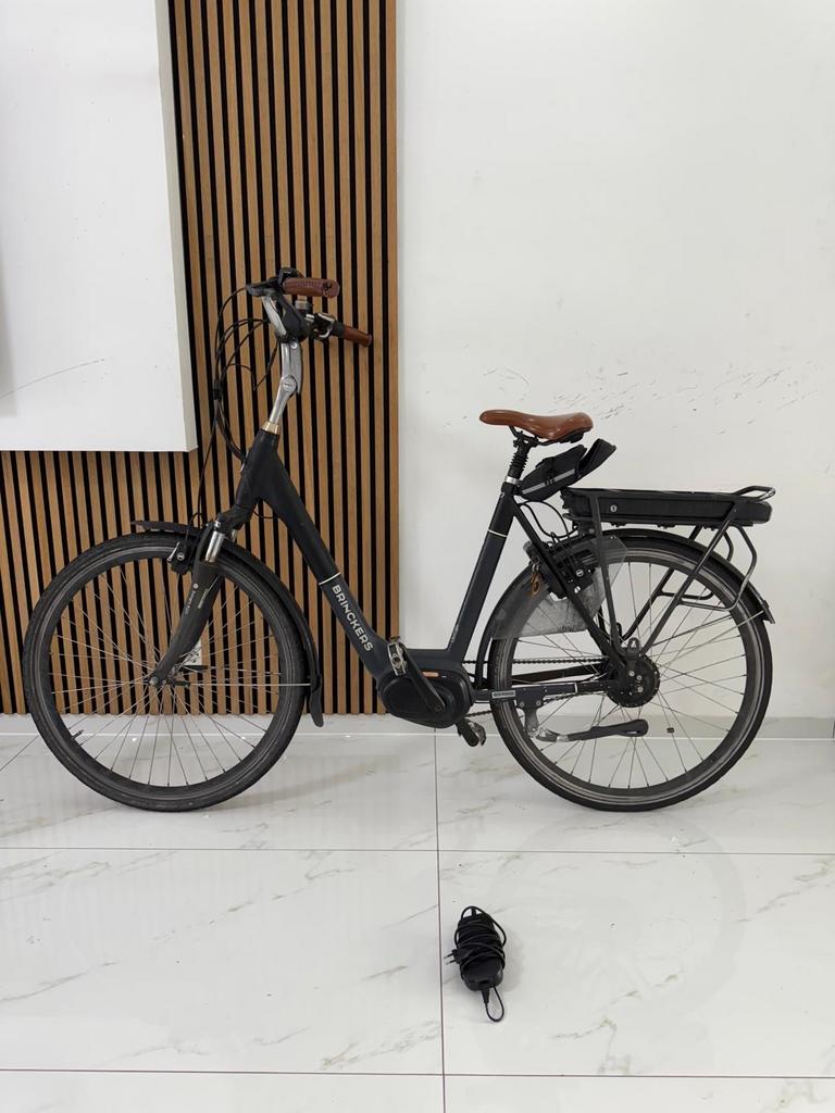 Brinkers e-bike met Bafang middenmotor- Klusfiets/Onderdelen, Fietsen en Brommers, Elektrische fietsen, 55 tot 59 cm, Ophalen