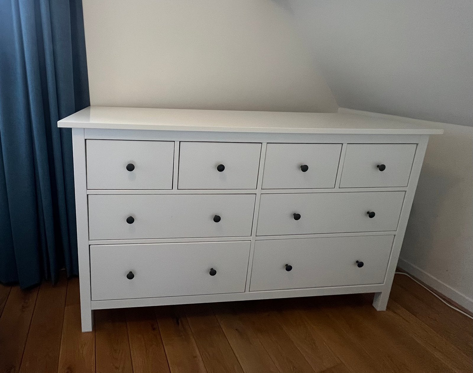 Hemnes ladekast, Ophalen, 5 laden of meer, Zo goed als nieuw, 150 tot 200 cm