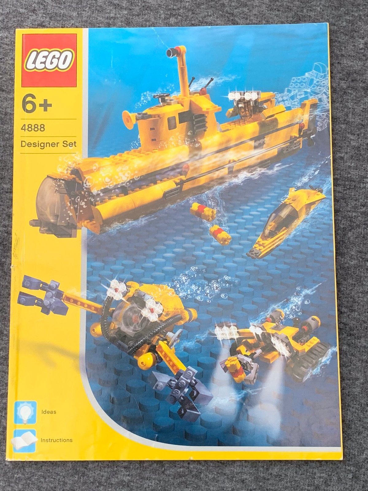 Lego 4888 designer ideeën boek bouw instructie, Ophalen of Verzenden, Gebruikt, Lego
