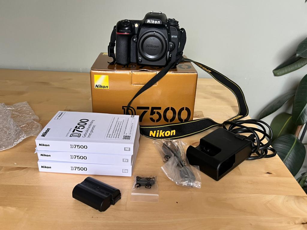 Nikon D7500 camera – zo goed als nieuw – 12.000 clicks, Audio, Tv en Foto, Fotocamera's Digitaal, Zo goed als nieuw, Spiegelreflex