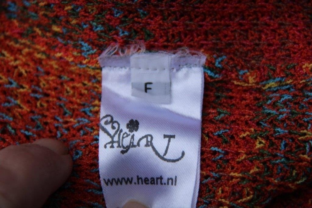 Vest gekleurd Heart mt F  Vaste prijs, Maat 38/40 (M), Overige kleuren, Heart, Ophalen of Verzenden