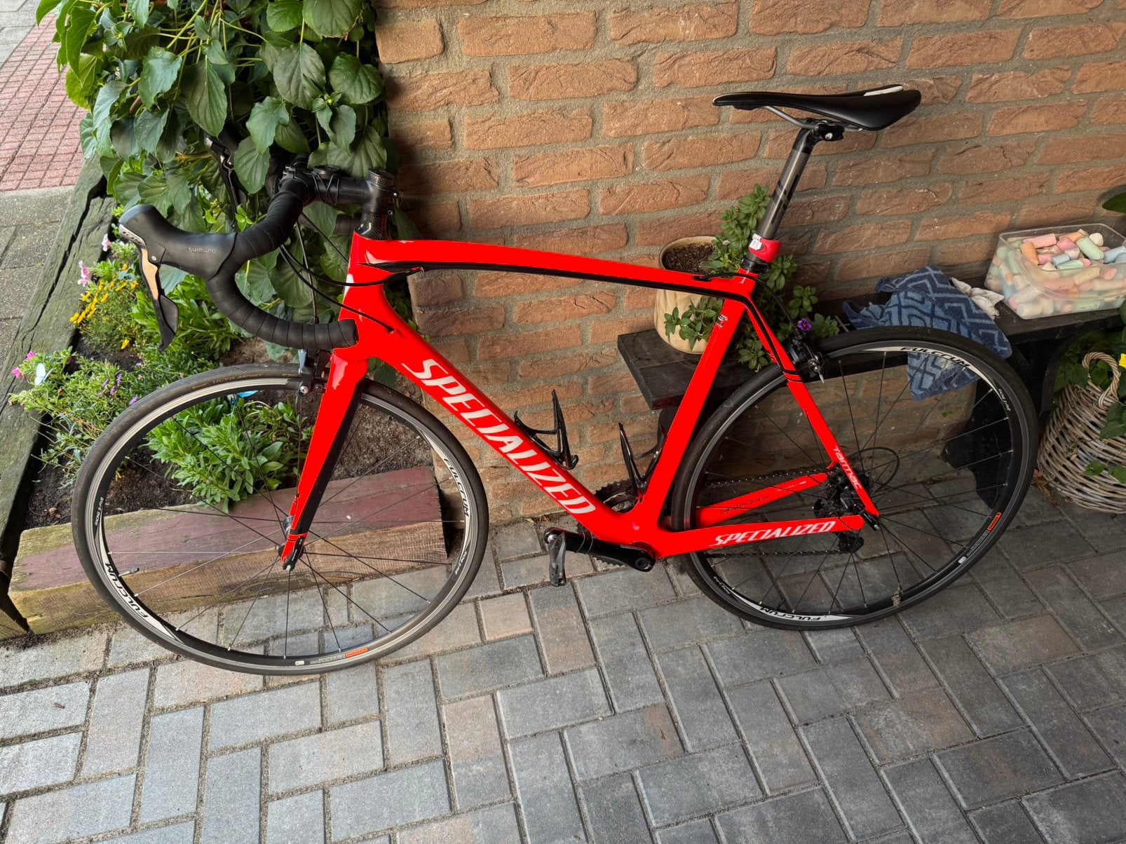 Specialized Tarmac Sport SL4 framemaat 56, 28 inch, Carbon, Velgrem, Zo goed als nieuw