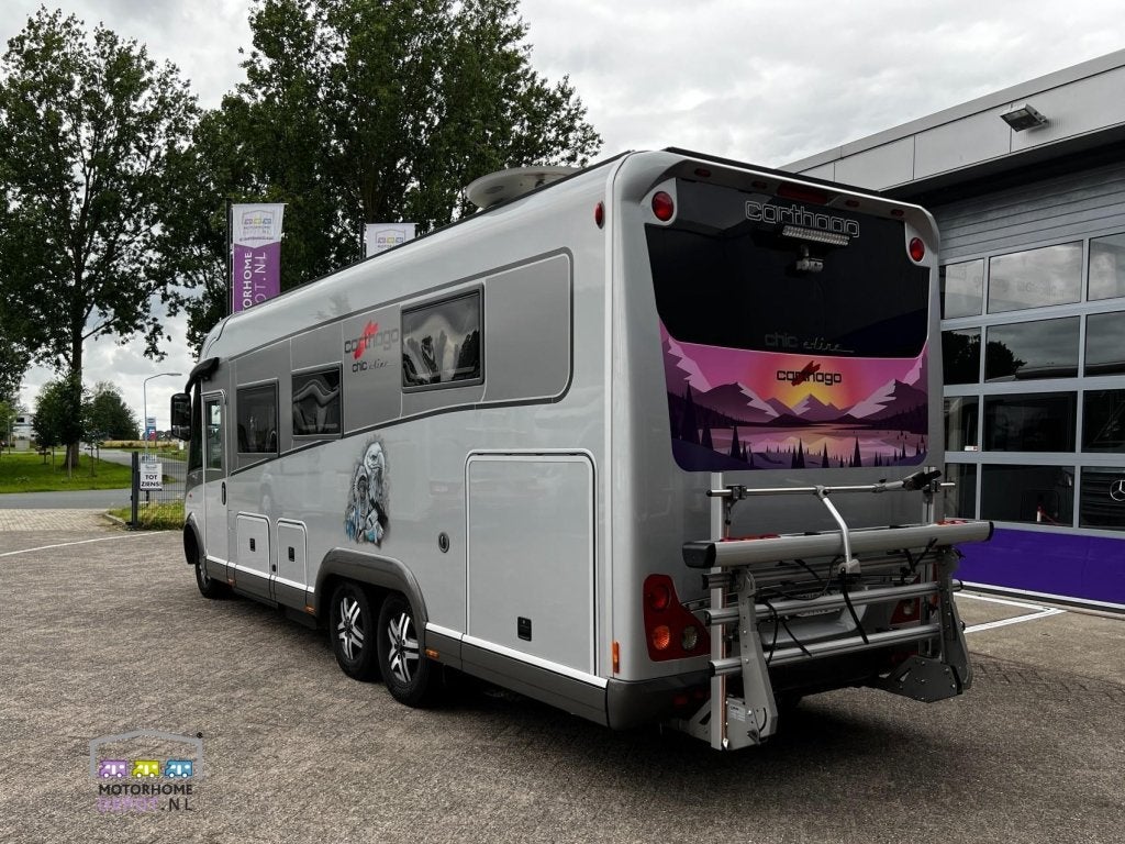 Carthago Chic E-Line I 51 QB Tandemasser Zeer Compleet, Caravans en Kamperen, Campers, Vloeistofverwarming, 7 tot 8 meter, Diesel
