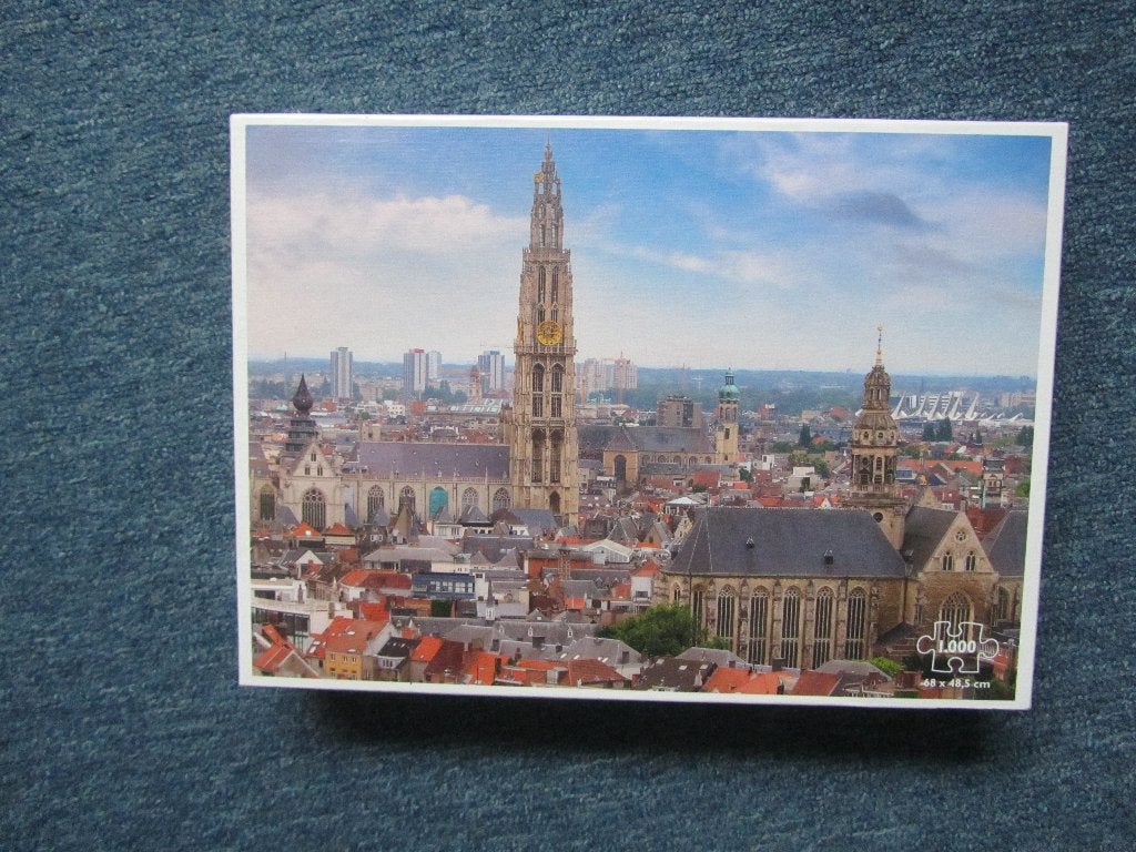 Puzzel Antwerpen, 1000 stukjes, als nieuw, Ophalen of Verzenden, 500 t/m 1500 stukjes, Zo goed als nieuw, Legpuzzel