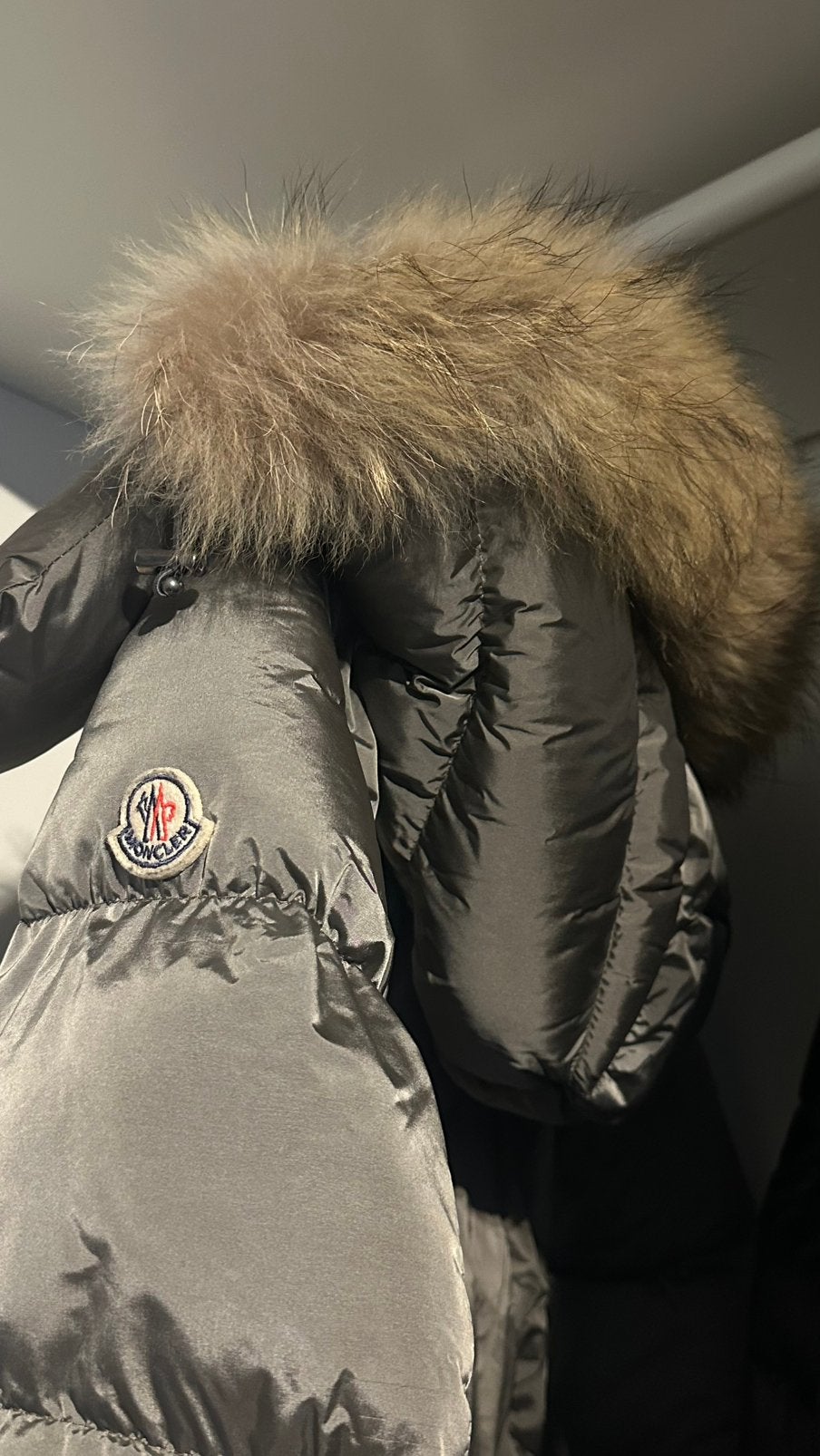 Moncler dames jas, Ophalen of Verzenden, Zo goed als nieuw, Zwart