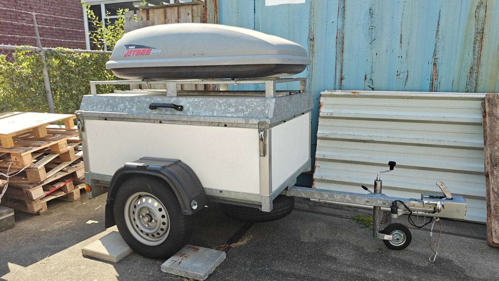 bagagewagen aanhanger powertrailer, Ophalen, Gebruikt