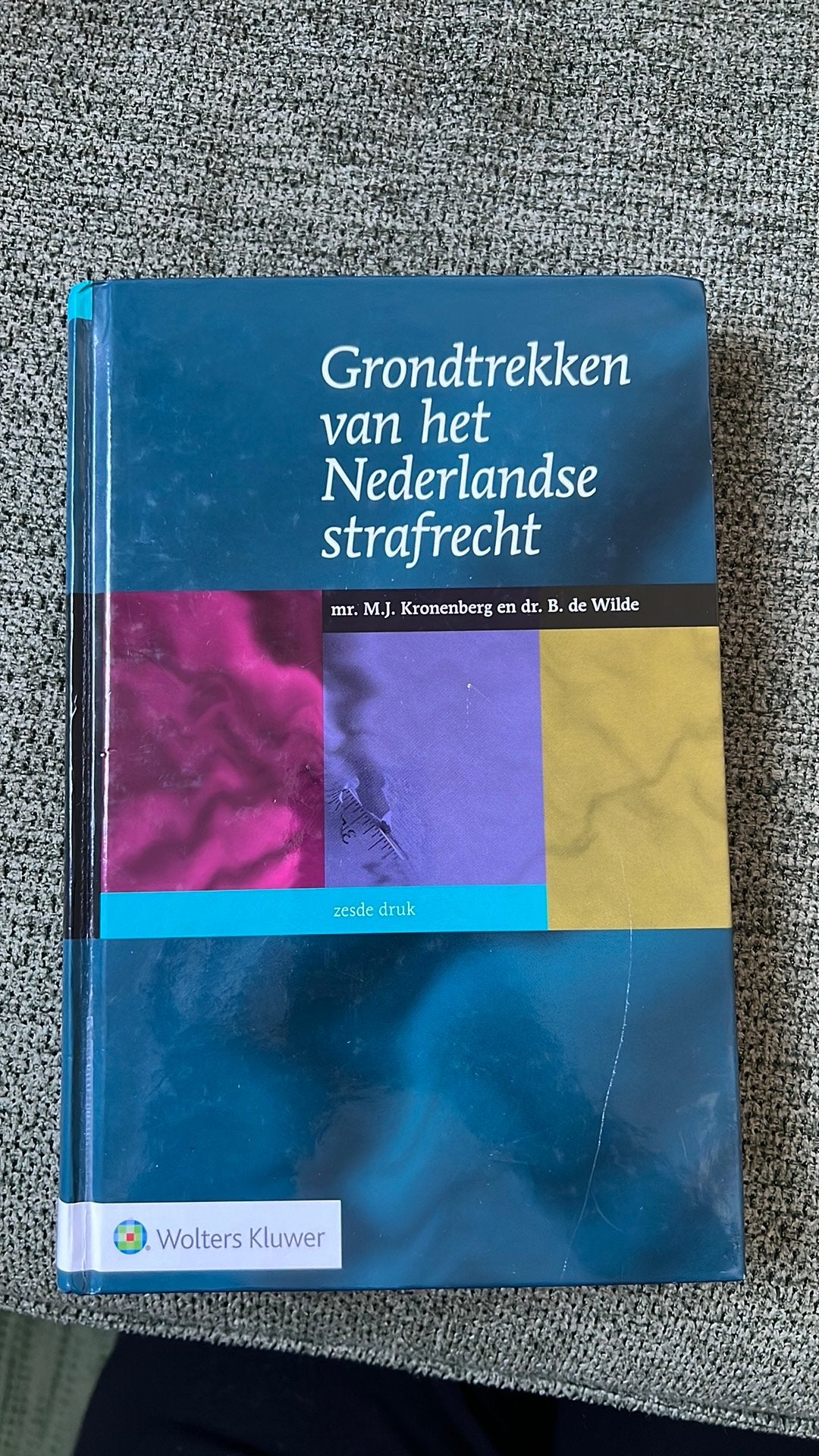 Grondtrekken van het Nederlandse strafrecht, Boeken, Gelezen, Ophalen of Verzenden, WO, M.J. Kronenberg; B. de Wilde