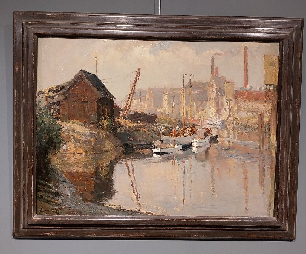 Evert Moll, Doek, Origineel werk, Impressionistisch, Ophalen of Verzenden