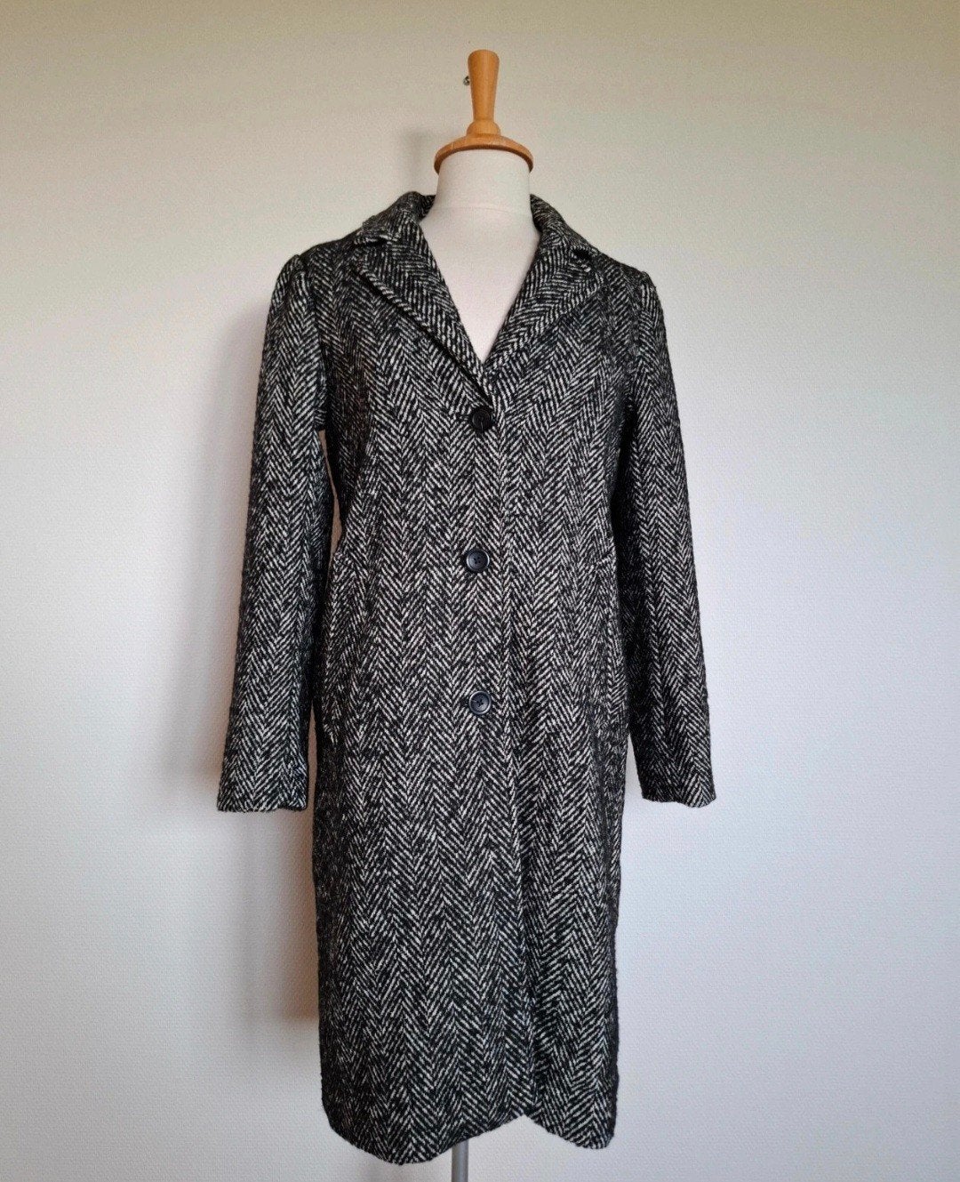 Abercrombie en fitch.  the A&F dad coat. maat S, Nieuw, Ophalen of Verzenden, Maat 36 (S), Grijs