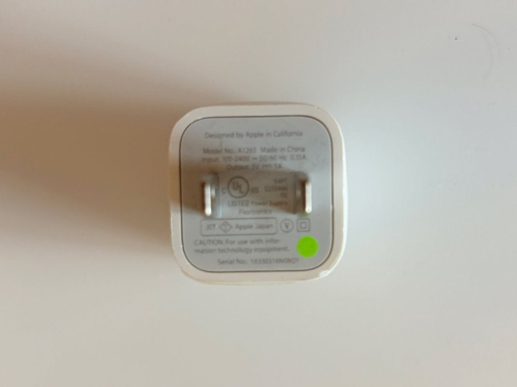 Apple - USB-A stroomadapter for USA (5V, 1A), Ophalen of Verzenden, Nieuw