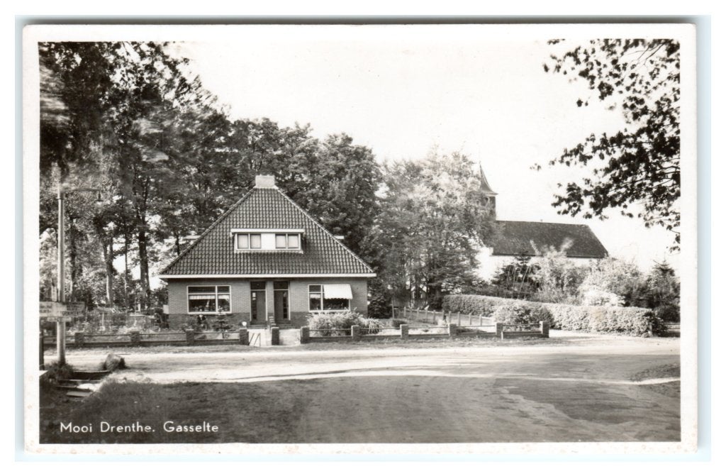 Gasselte, Mooi Drenthe, Verzenden, 1940 tot 1960, Gelopen, Drenthe