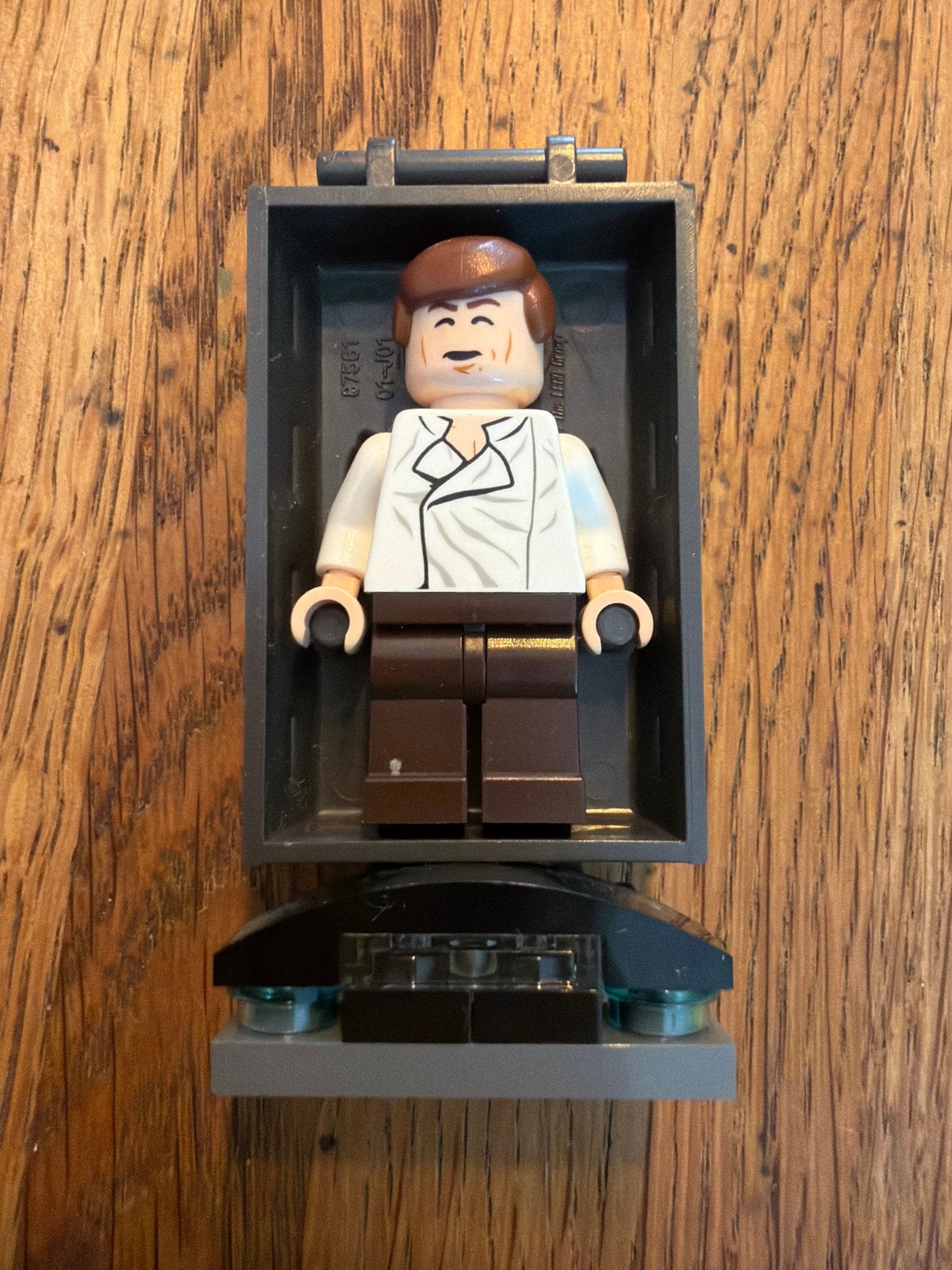 Lego Star Wars Han Solo (sw0714) met Carboniet Blok, Gebruikt, Star Wars, Lego, Ophalen of Verzenden