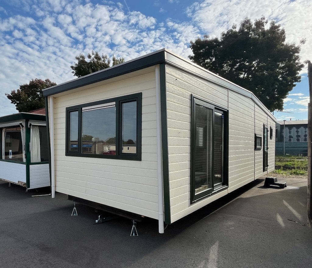 Duocar chalet 2 slpk dubbel glas en CV, inclusief transport, Tot en met 4