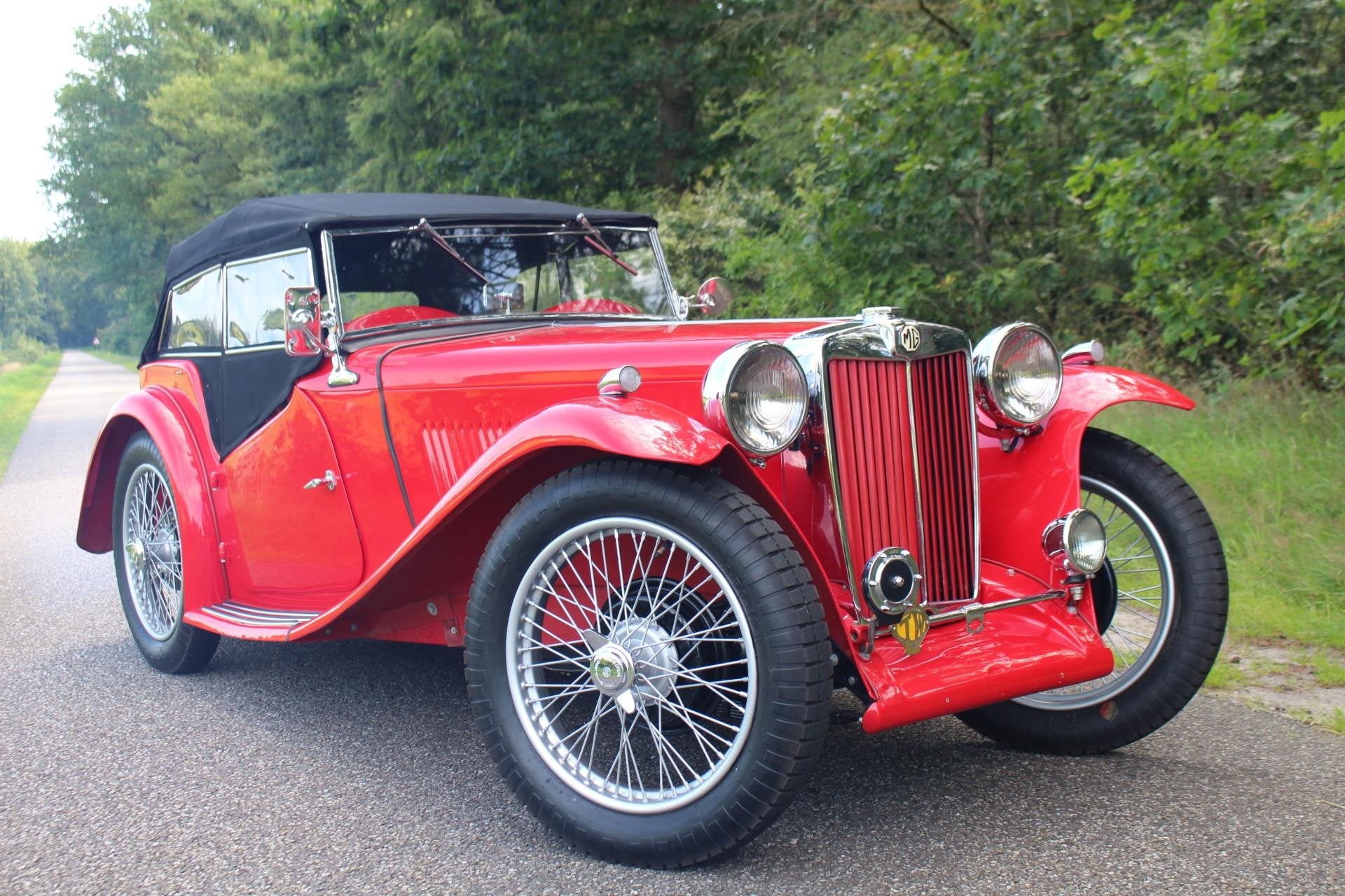 MG TA 1938 BODY OFF RESTORED! NEW! TOTALE NIEUWSTAAT GERESTA, Auto's, Stof, Cabriolet, Handgeschakeld, 50 pk