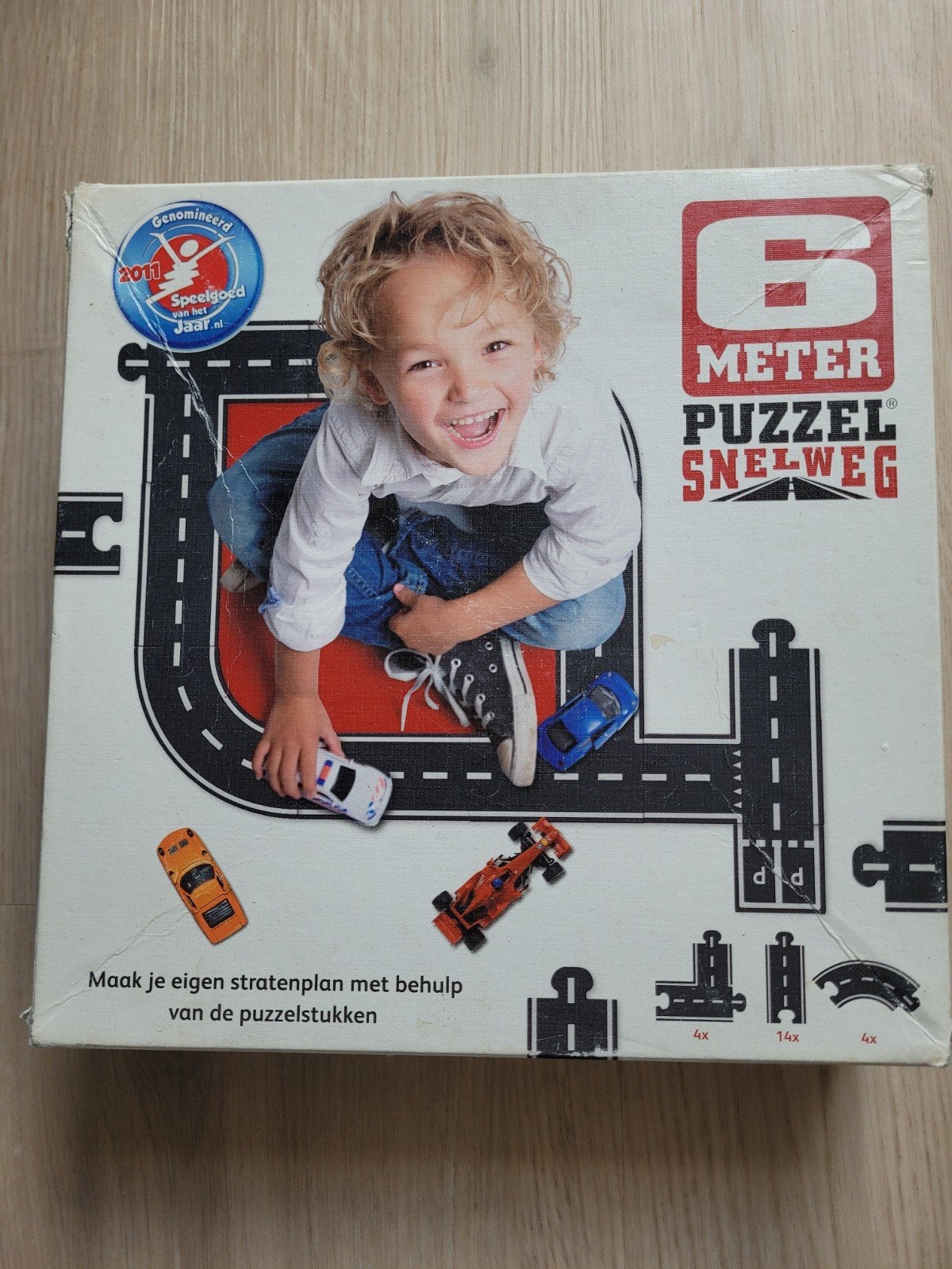 Autoweg van karton, Ophalen of Verzenden, Gebruikt, Jongen of Meisje