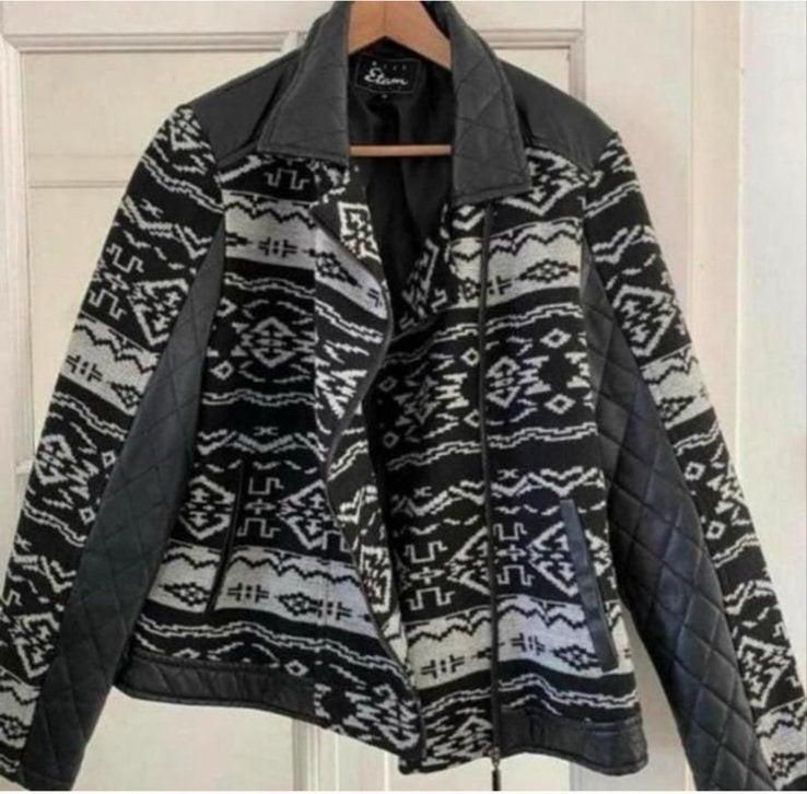 Miss Etam Bikerjas Dames XL met Nep Leren Stukken - Nieuw, Kleding | Dames, Ophalen of Verzenden, Nieuw, Maat 46/48 (XL) of groter