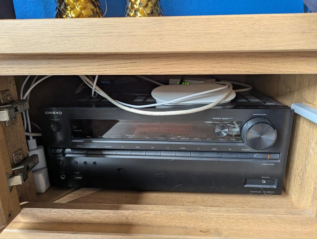 Onkyo TX-NR747 AV Receiver (HDMI-board defect), Ophalen, Niet werkend, 120 watt of meer, Onkyo