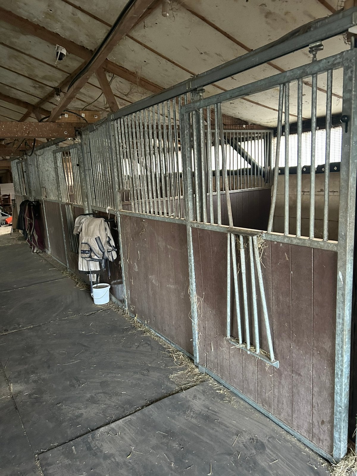 Stalling vrij op kleinschalige stal aan huis, Stalling