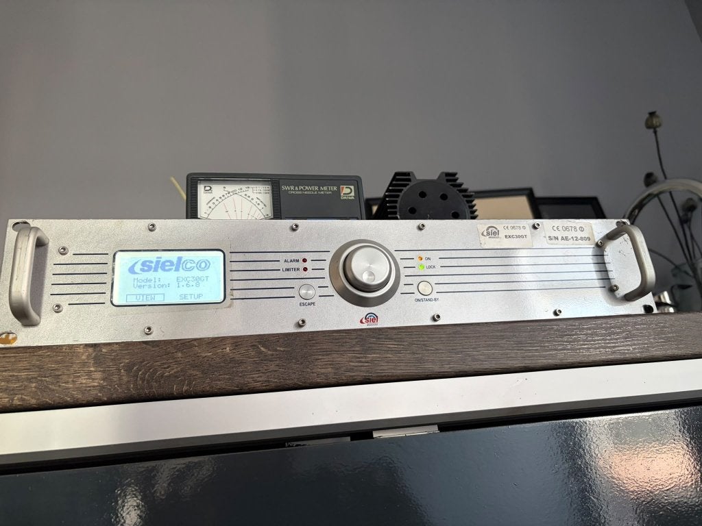 SIEL 30W Stuurzender FM zender (suono, RVR), Telecommunicatie, Ophalen of Verzenden, Zo goed als nieuw, Zender