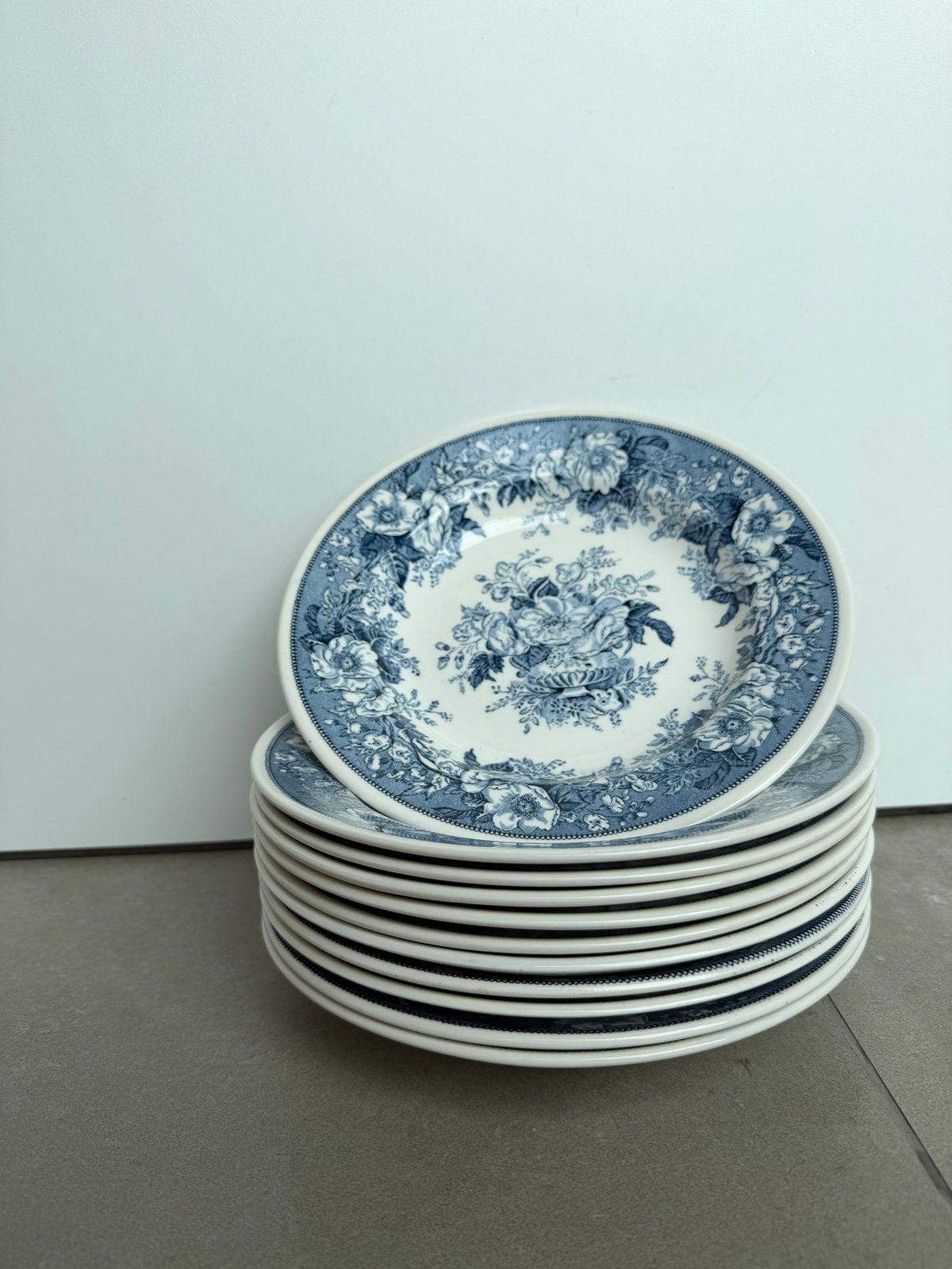 Vintage Balmoral Royal Tudor Ware – 11 diepe borden, Ophalen of Verzenden