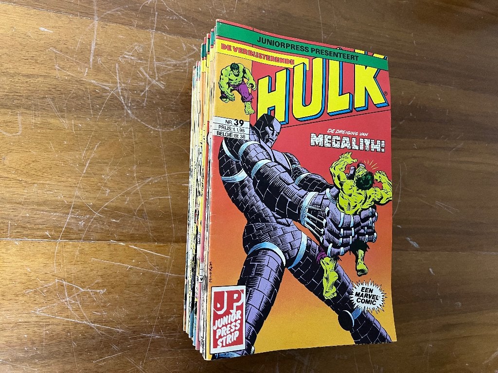 De Verbijsterende Hulk 1979- 1983, 1 t/m 39 compleet., Boeken, Strips | Comics, Zo goed als nieuw, Complete serie of reeks, Europa